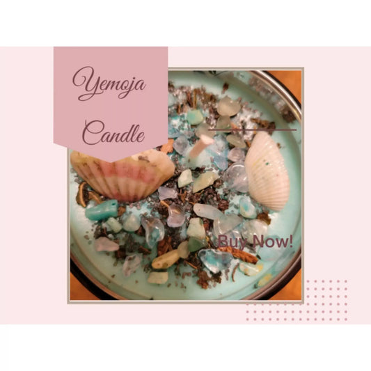 Scented Candles. Yemoja Mermaid Candle - Godiva Oya Bey