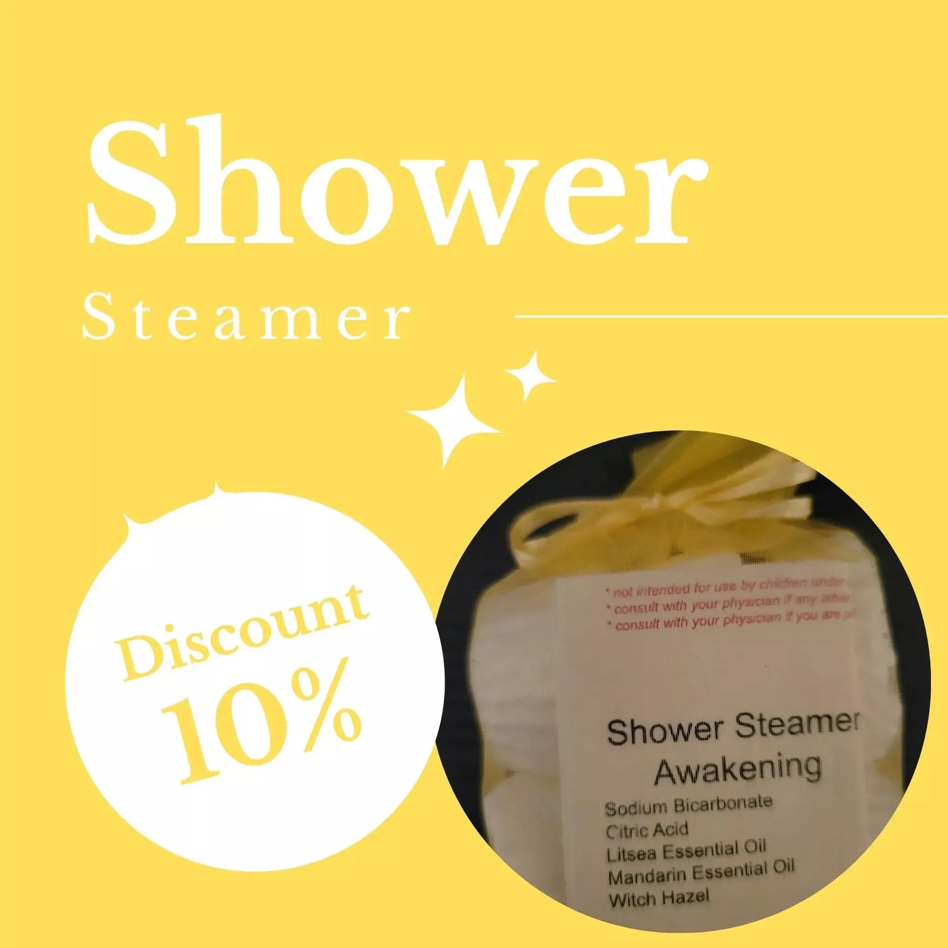 Shower Bombs. Awakening Shower Steamer - Godiva Oya Bey