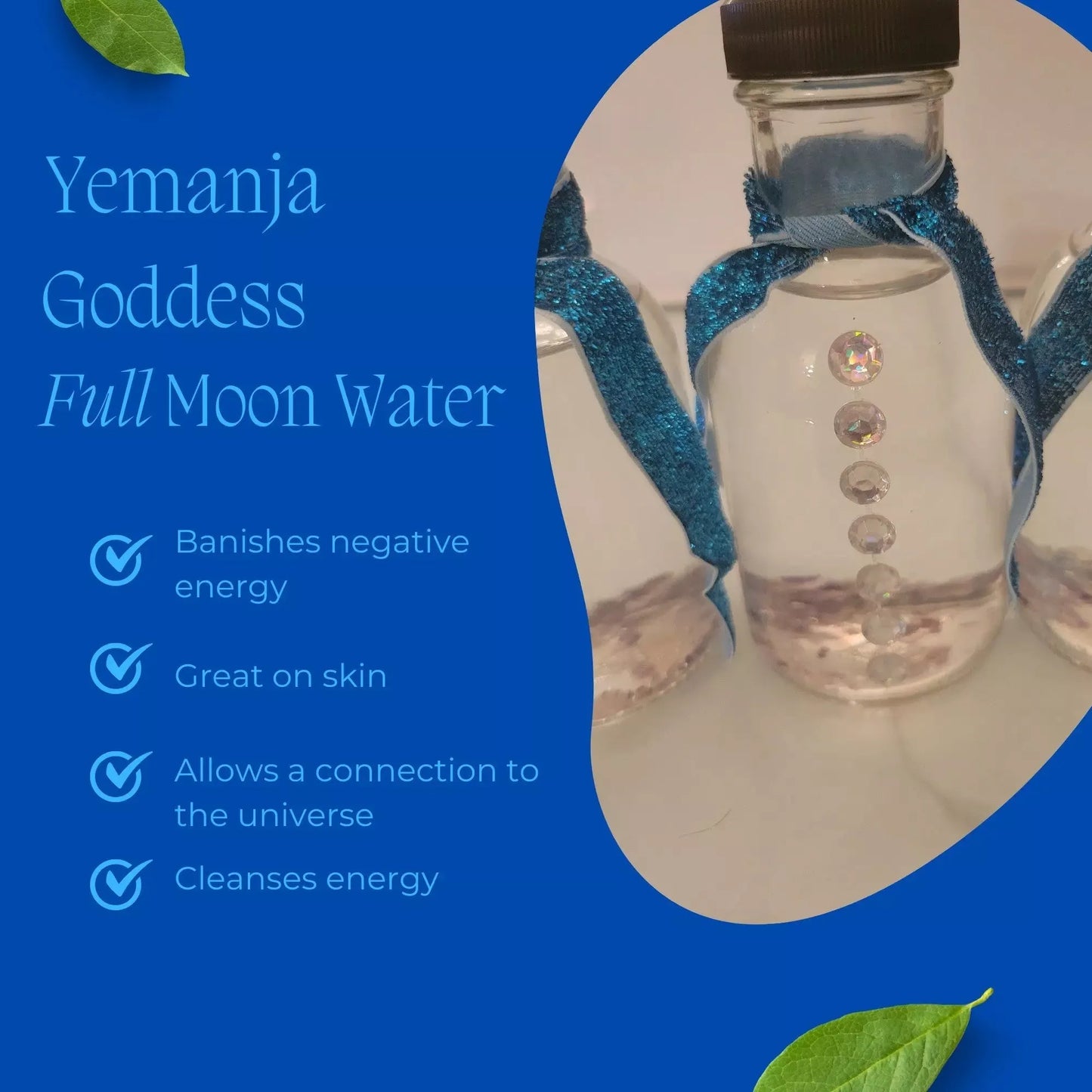 Yemanja Goddess Full Moon Water - Godiva Oya Bey
